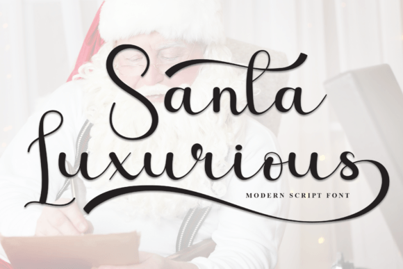 Santa Luxurious Font - Featured Image
