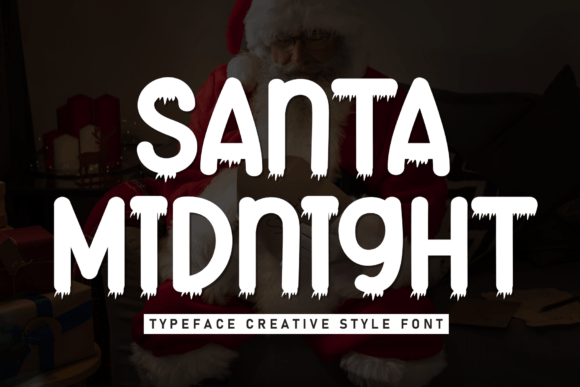 Santa Midnight Font - Featured Image