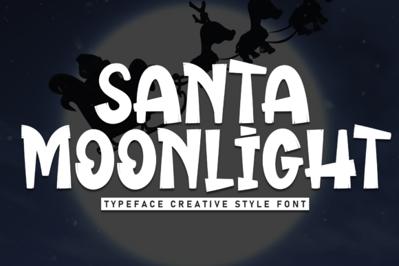 Santa Moonlight Font - Featured Image