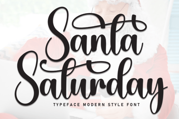 Santa Saturday Font - Featured Image
