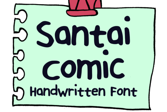 Santai Comic Font - Featured Image
