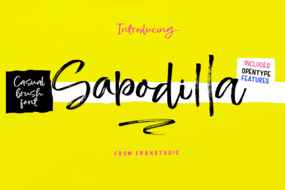 Sapodilla Font - Featured Image