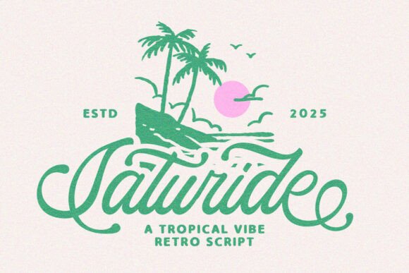 Saturide Script Font - Featured Image