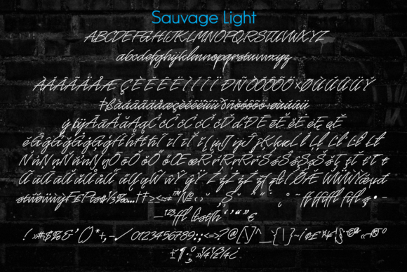 Sauvage Neon Script Font - Featured Image