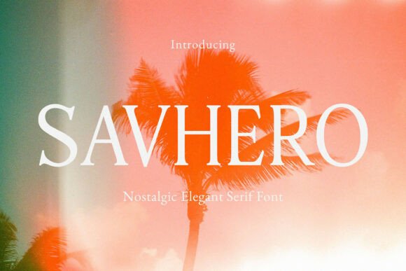 Savhero Font - Featured Image