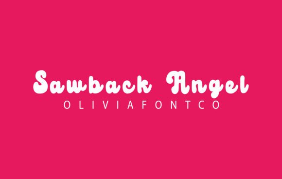 Sawback Angel Font - Featured Image