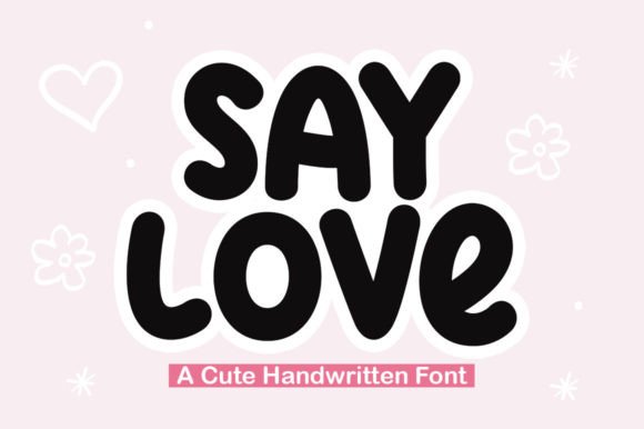 Say Love Font - Featured Image