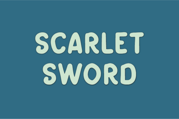 Scarlet Sword Font - Featured Image