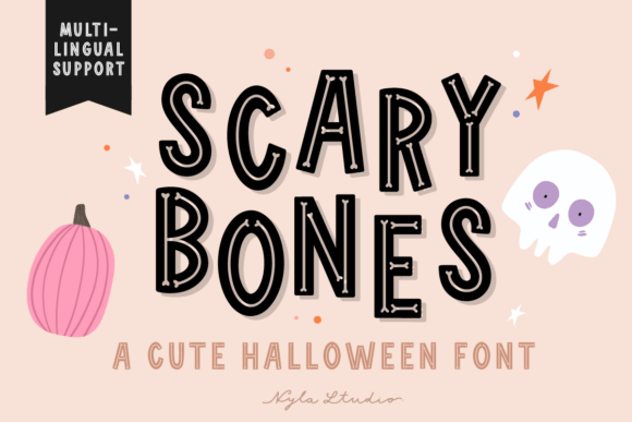 Scary Bones Font - Featured Image