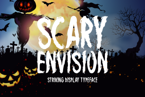 Scary Envision Font - Featured Image