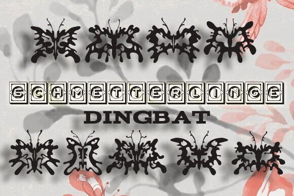 Schmetterlinge Font - Featured Image