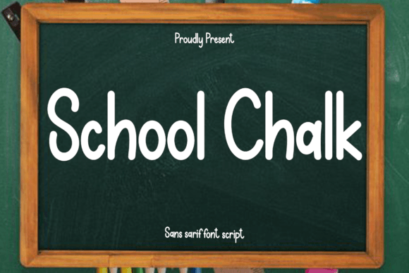School Chalk Font - Featured Image