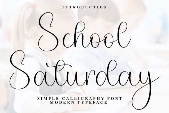 School Saturday Font - Featured Image