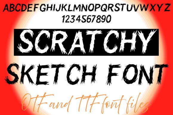 Scratchy Sketch Font - Featured Image