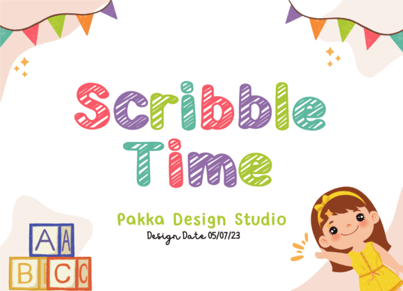 Scribble Time Font - Featured Image