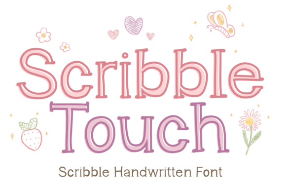 Scribble Touch Font - Featured Image