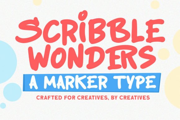 Scribble Wonders Font - Featured Image