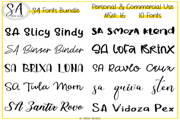 Script and Handwritten Bundle 16 Font - Featured Image