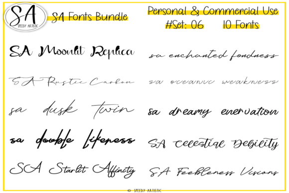 Script and Handwritten Bundle 6 Font - Featured Image