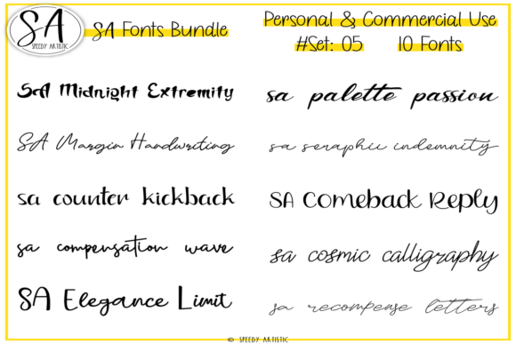 Script and Handwritten Bundle 5 Font - Featured Image