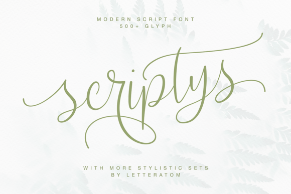 Scriptys Font - Featured Image