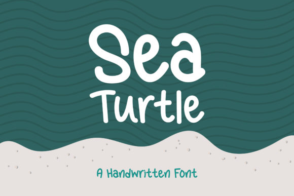 Sea Turtle Font - Featured Image