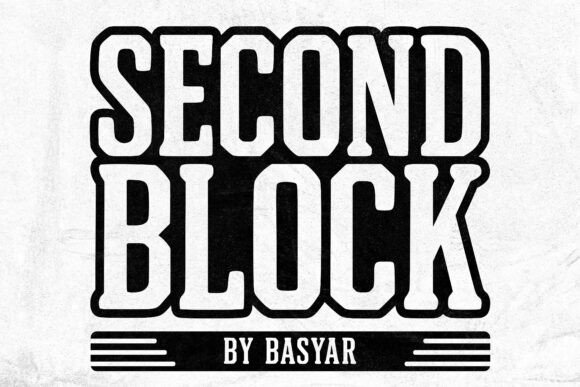 Second Block Font - Featured Image