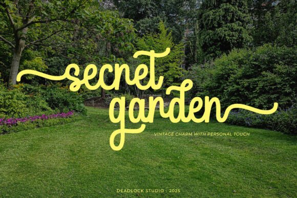 Secret Garden Font - Featured Image