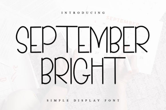 September Bright Font - Featured Image