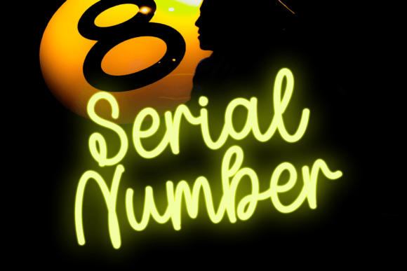 Serial Number Font - Featured Image