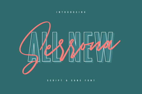 Serrona Duo Font - Featured Image