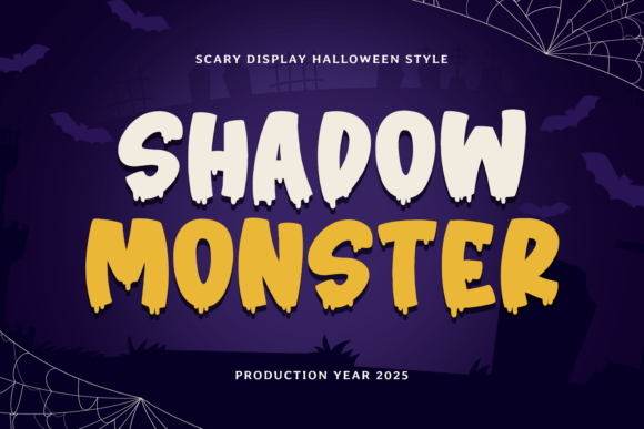 Shadow Monster Font - Featured Image