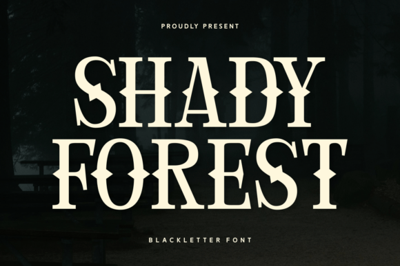 Shady Forest Font - Featured Image
