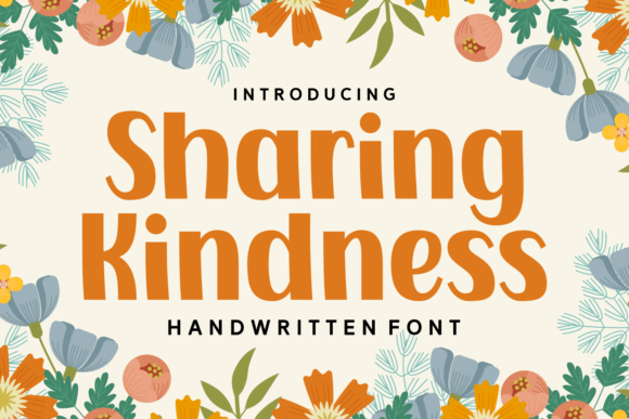 Sharing Kindness Font - Featured Image
