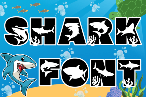 Shark Font Font - Featured Image