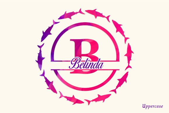 Shark Frame Monogram Font - Featured Image