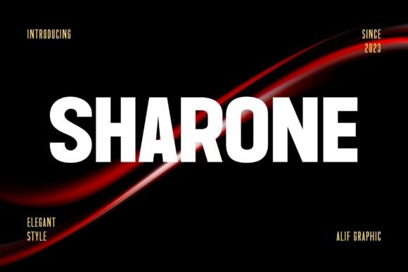 Sharone Font - Featured Image