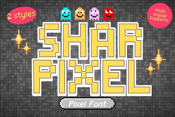 Sharpixel Font - Featured Image
