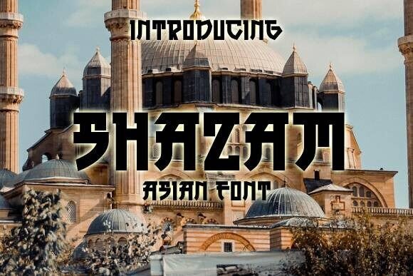 Shazam Font - Featured Image
