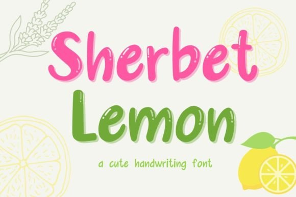 Sherbet Lemon Font - Featured Image