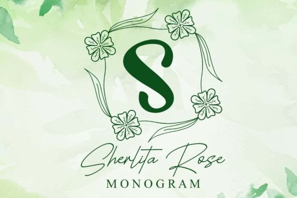 Sherlitarosemonogram Font - Featured Image