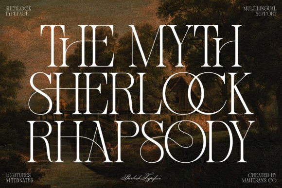 Sherlock Font - Featured Image