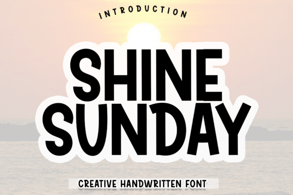 Shine Sunday Font - Featured Image
