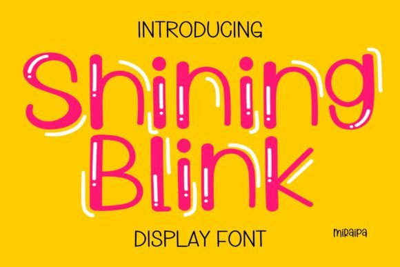 Shining Blink Font - Featured Image
