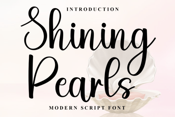 Shining Pearls Font - Featured Image