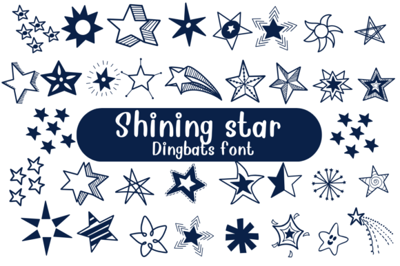 Shining Star Font - Featured Image