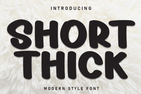 Short Thick Font - Featured Image