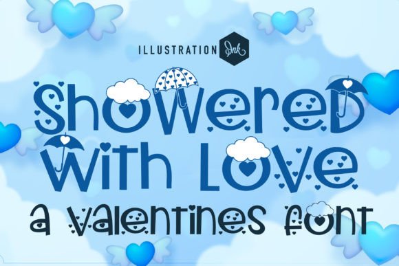 Showered with Love Font - Featured Image