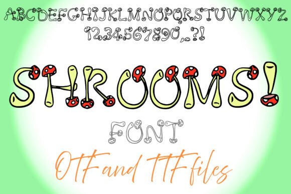 Shrooms Font - Featured Image