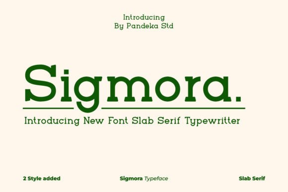 Sigmora Font - Featured Image